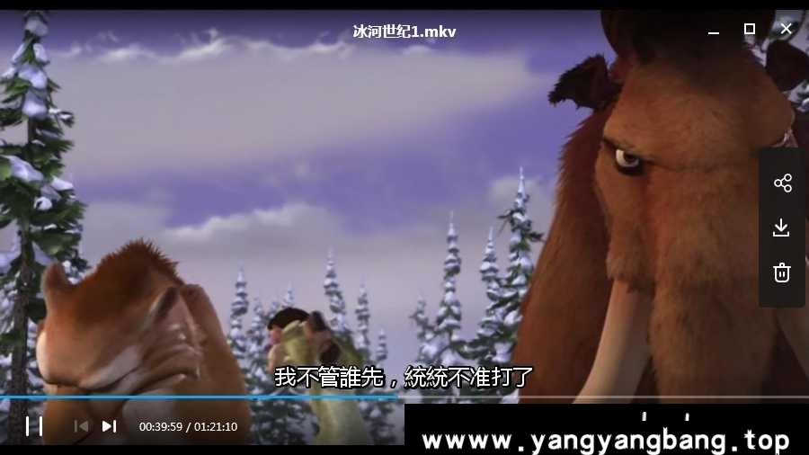 动画《冰河世纪/冰川时代》系列5部高清合集