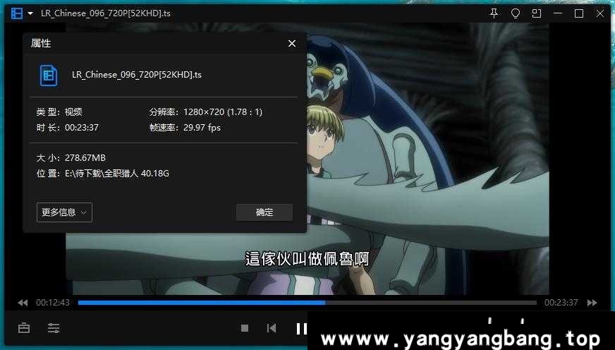 日漫《全职猎人》全集国语中字合集