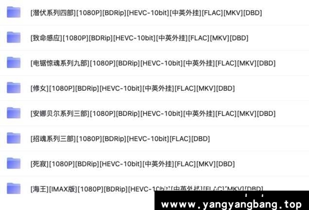 温子仁全部所有恐怖电影系列23部高清合集[MKV/MP4/65.79GB]云网盘下载