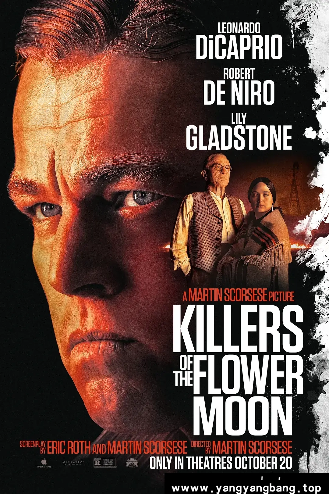 美剧《花月杀手/Killers of the Flower Moon》1080P超高清电影视频英语中字[MP4/3.42GB]百度云网盘下载，英语发音中文字幕，已做压缩处理，百度网盘下载后解压使用，文件大小3.42GB。