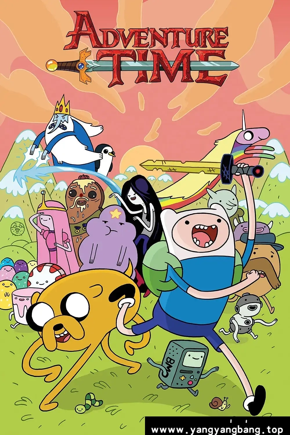 动画/动漫康复中心版《探险活宝/Adventure Time with Finn and Jake》全1-10季1080P超高清电影视频合集英语中字[MP4/24.29GB]云网盘下载，英语发音中文字幕，已做压缩处理，云网盘下载后解压使用，文件大小24.29GB。